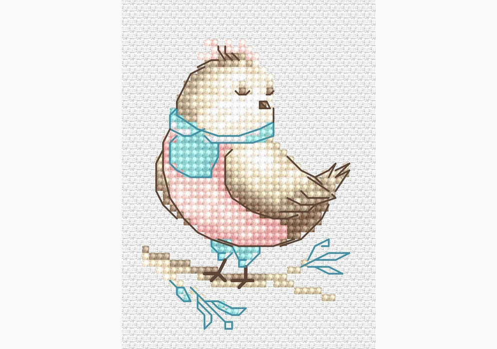 Bullfinch Counted Cross Stitch Pattern - Free for Subscribers - Wizardi