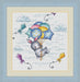 Bunny on Balloons - PDF Cross Stitch Pattern - Wizardi