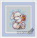 Bunny with a Gift - PDF Cross Stitch Pattern - Wizardi