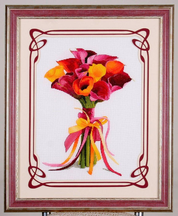 Calla lilies - PDF Counted Cross Stitch Pattern - Wizardi