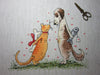 Cat and Dog - PDF Counted Cross Stitch Pattern - Wizardi