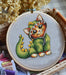 Cat in the Dragon Suit. Kitten - PDF Cross Stitch Pattern - Wizardi