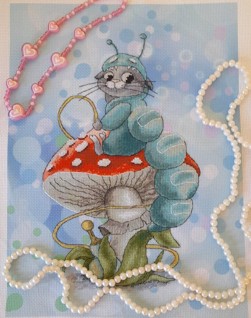 Caterpillar. Alice in Wonderland - PDF Cross Stitch Pattern - Wizardi
