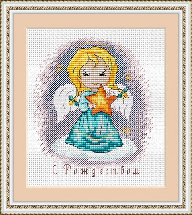 Christmas Angel Counted Cross Stitch Chart - Free Pattern for Subscribers - Wizardi