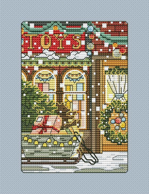 Christmas Card 17 - PDF Cross Stitch Pattern - Wizardi