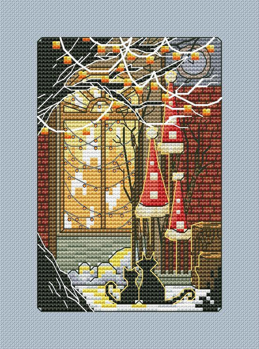 Christmas Card 18 - PDF Cross Stitch Pattern - Wizardi