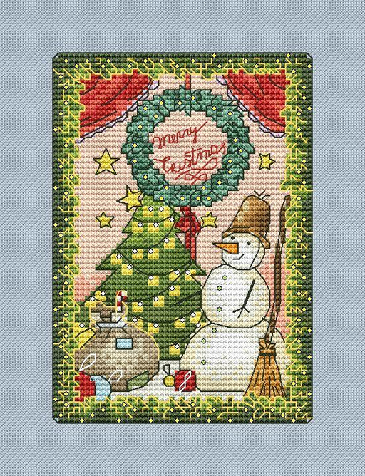 Christmas Card 19 - PDF Cross Stitch Pattern - Wizardi