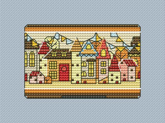 Christmas Card 5 - PDF Cross Stitch Pattern - Wizardi