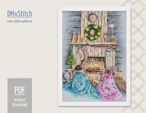 Christmas Cross stitch pattern Cozy Cross Stitch pdf Modern cross stit —  Wizardi
