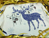 Christmas Deer 2 - PDF Free Cross Stitch Pattern - Wizardi