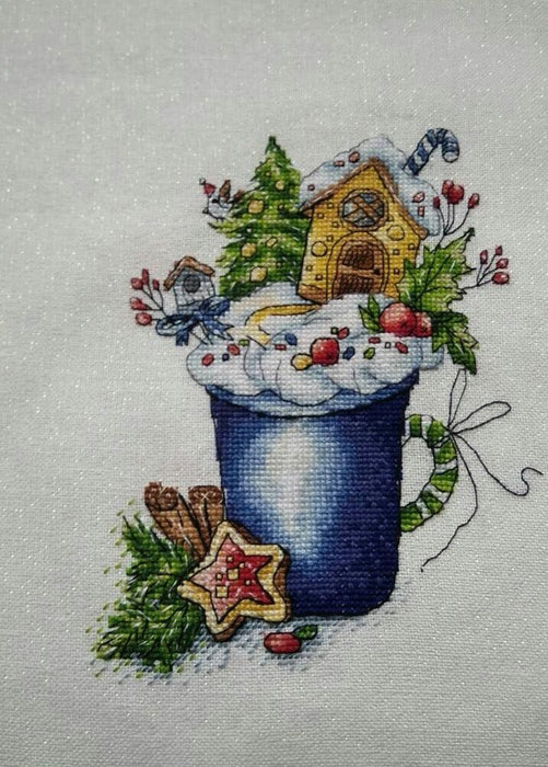 Christmas. Fairytale in the Mug - PDF Cross Stitch Pattern - Wizardi