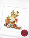 Christmas Fawn Counted Cross Stitch Pattern - Free for Subscribers - Wizardi