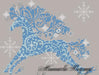 Christmas Horse - PDF Free Cross Stitch Pattern - Wizardi