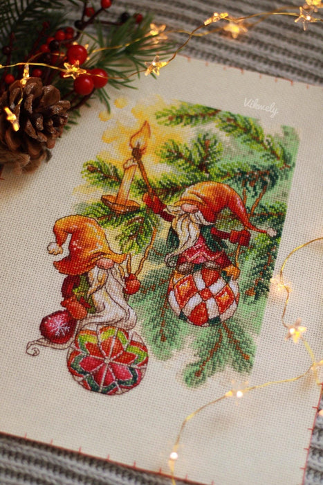 Christmas House Plastic Canvas - PDF Cross Stitch Pattern — Wizardi