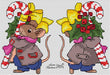 Christmas Mouse Plastic Canvas - PDF Cross Stitch Pattern - Wizardi