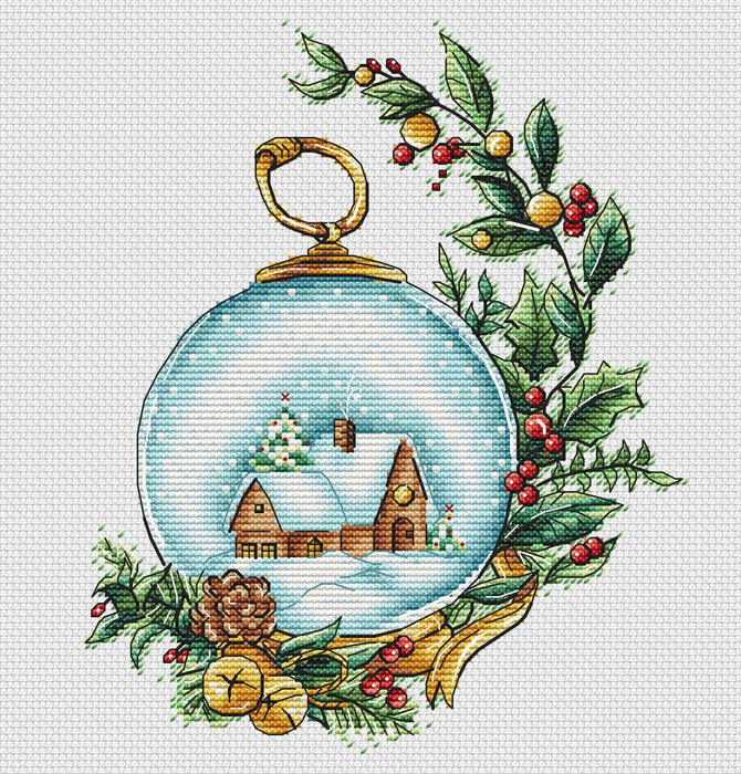 Christmas. Native Home - PDF Cross Stitch Pattern - Wizardi