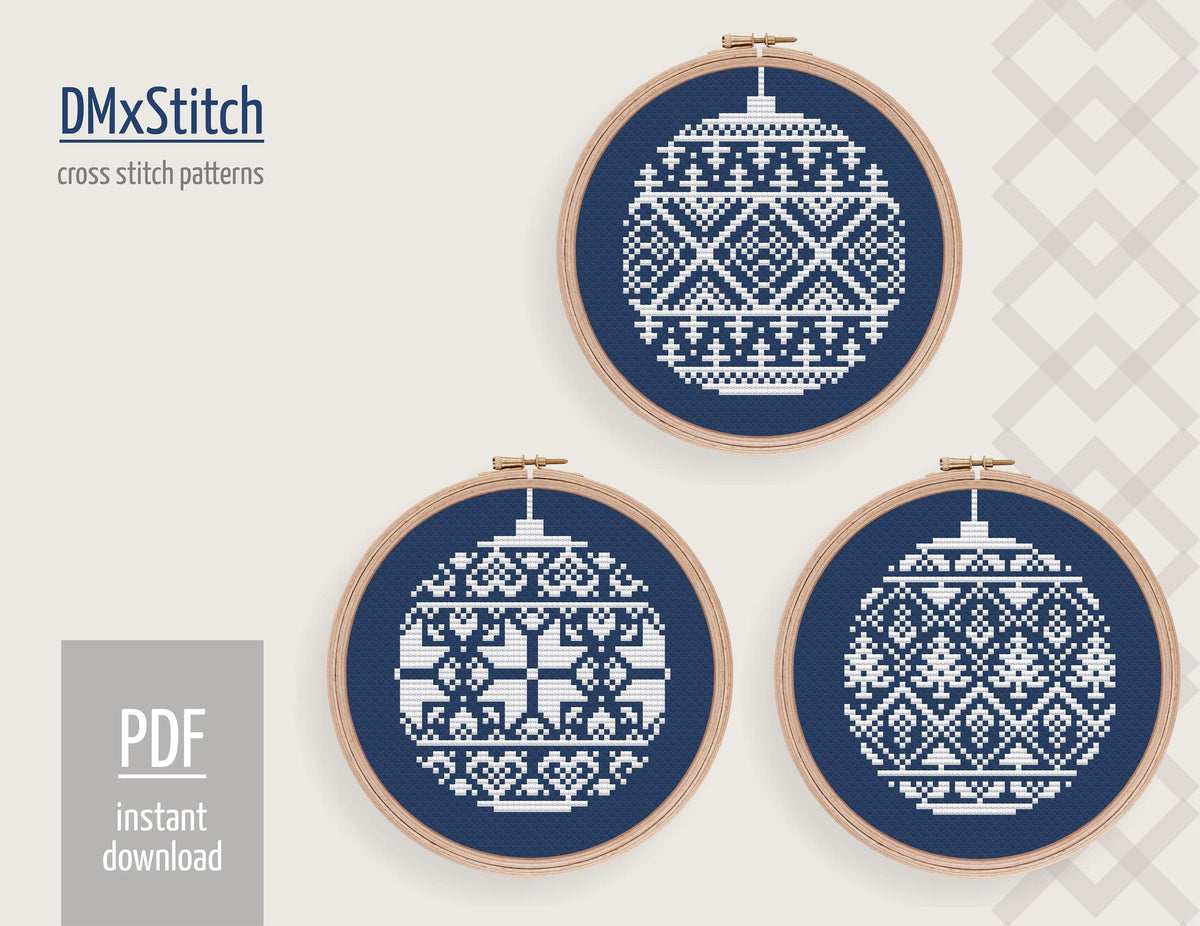 Winter Accessories - PDF Cross Stitch Pattern — Wizardi