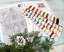 Christmas Ornaments Kit L8055 Counted Cross Stitch Kit - Wizardi