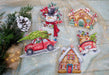 Christmas Ornaments Kit L8055 Counted Cross Stitch Kit - Wizardi