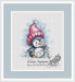 Christmas Penguin Plastic Canvas - PDF Cross Stitch Pattern - Wizardi