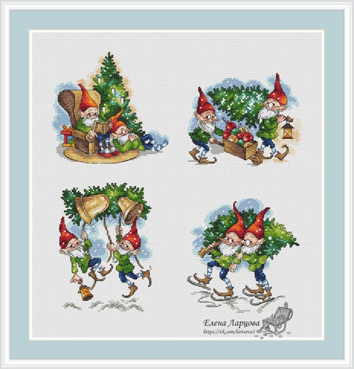 Christmas Story - PDF Cross Stitch Pattern - Wizardi