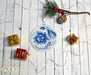 Christmas tree toy.Gzhel 1149 Plastic Canvas Counted Cross Stitch Kit - Wizardi
