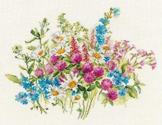 Clever & Daisies 2-33 Counted Cross-Stitch Kit - Wizardi