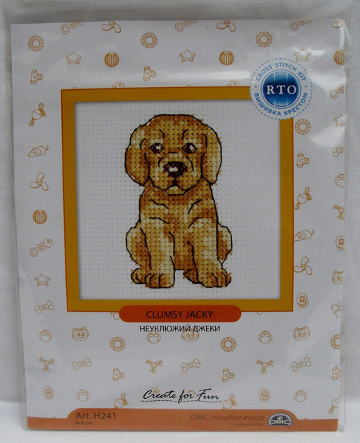 Clumsy Jackie H241 Counted Cross Stitch Kit - Wizardi