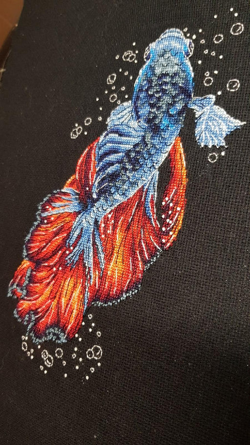 Colorful Fish - PDF Cross Stitch Pattern - Wizardi