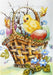 complete cross stitch kit - greetings card "Easter" 6220 - Wizardi
