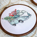 Counted Cross Stitch Kit Christmas Retro Cars / Kit of 5 Leti965 - Wizardi