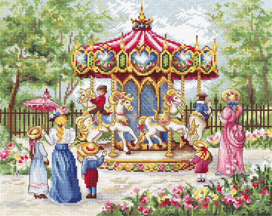 Counted Cross Stitch Kit Magical Horses Leti979 - Wizardi