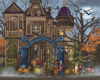 Counted Cross Stitch Kit Moonlight Manor L8013 - Wizardi