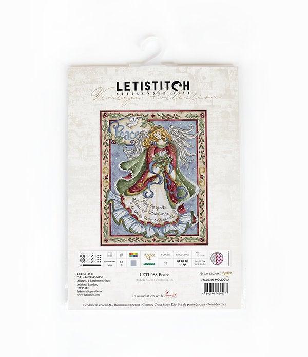 Counted Cross Stitch Kit Peace Leti988 - Wizardi