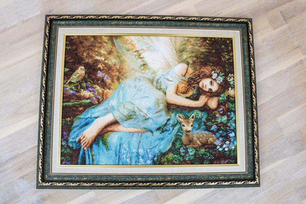 Counted Cross Stitch Kit Spring Fairy Leti960 - Wizardi