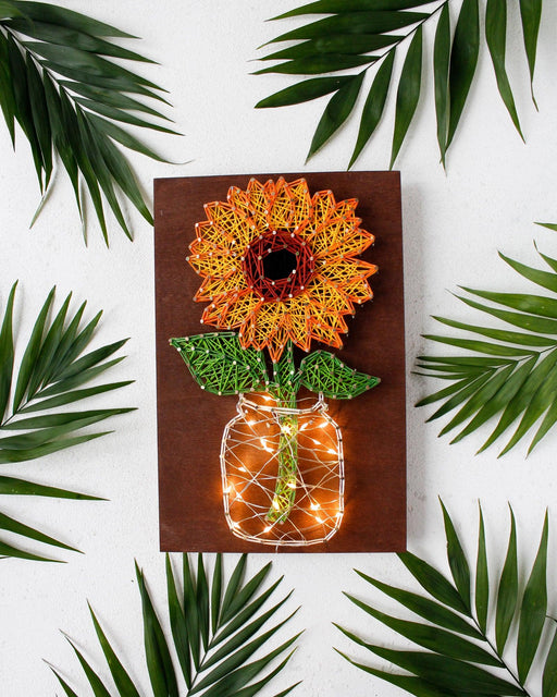 Creative Kit/String Art Sunflower ABC-018 - Wizardi
