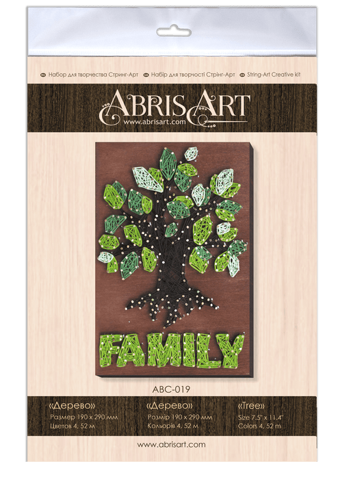 Creative Kit/String Art Tree ABC-019 - Wizardi