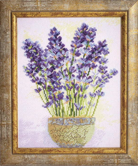 Cross-stitch kit M-277C "Lavender" - Wizardi