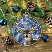 Cross-stitch kit on wood FLW-017 - Wizardi