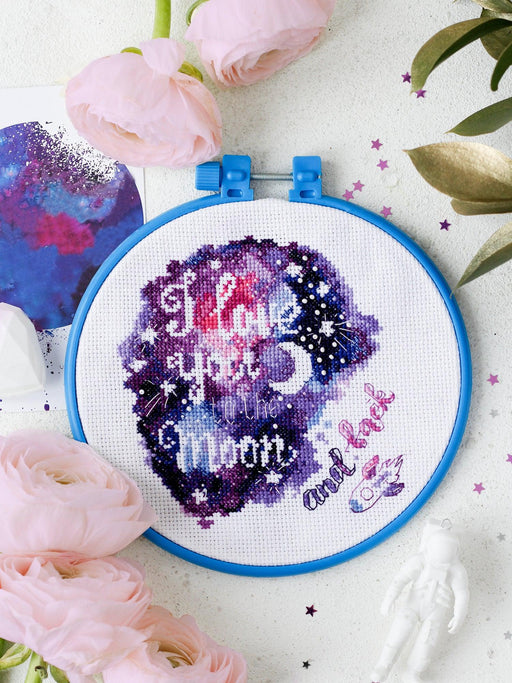 Cross-stitch kit To the moon and back AHM-034 - Wizardi