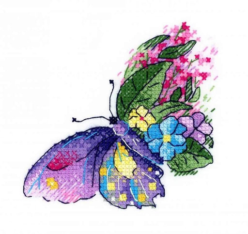 Cross Stitch on Clothes Butterfly B-539 / SV-539 - Wizardi