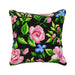 Cushion cross stitch kit "Roses on the black background" 99010 - Wizardi