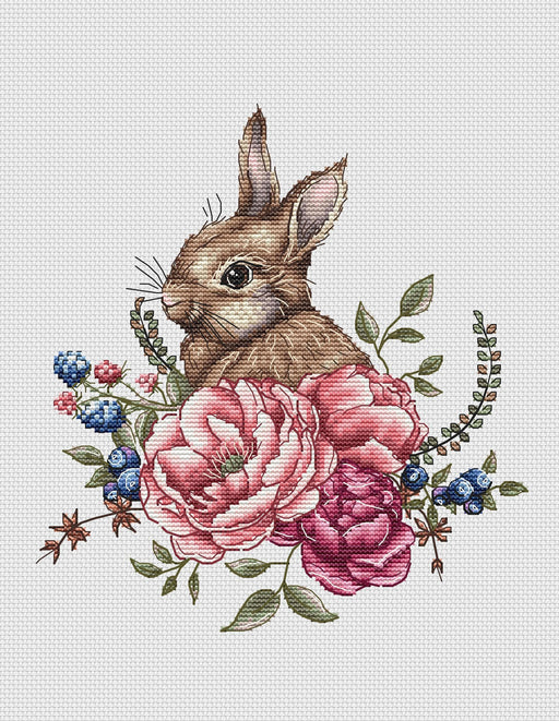 Cute Bunny - PDF Cross Stitch Pattern - Wizardi