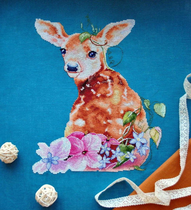 Deer - PDF Counted Cross Stitch Pattern - Wizardi