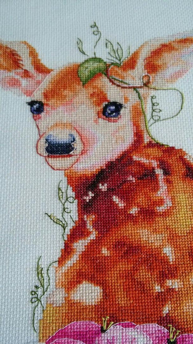 Deer - PDF Counted Cross Stitch Pattern - Wizardi