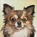 Dog Portrait WD2305 14.9 x 14.9 inches Wizardi Diamond Painting Kit - Wizardi