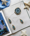 Dreamcatcher - Blue CSW201 Diamond Painting on Plywood Kit - Wizardi