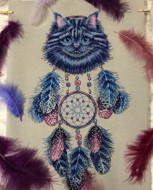 Dreamcatcher Smile - PDF Counted Cross Stitch Pattern - Wizardi