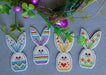 Easter Bunnies - Free PDF Counted Cross Stitch Pattern - Wizardi