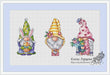 Easter Dwarfs - PDF Cross Stitch Pattern - Wizardi